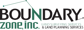 Boundary Zone Land Surveyor Logo
